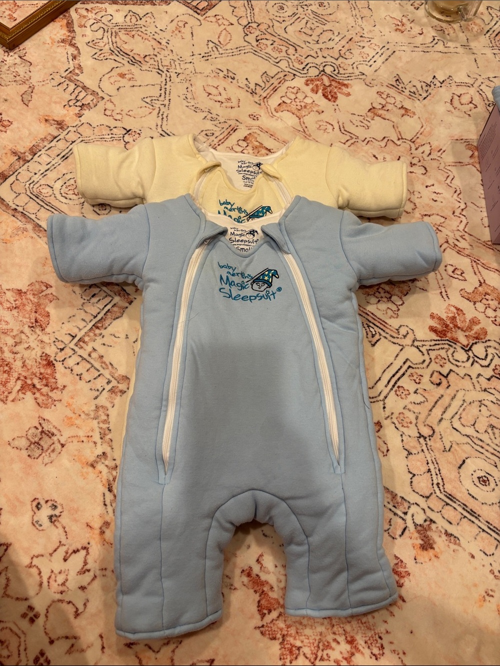 Sleepsuit Kids One-Piece - Light Blue and Cream
